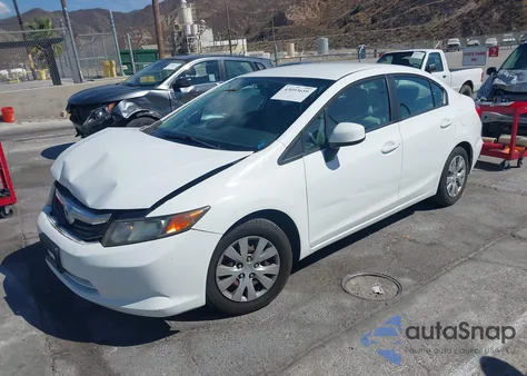 2012 Honda Civic Lx from USA, damaged, VIN 2HGFB2F58CH568520